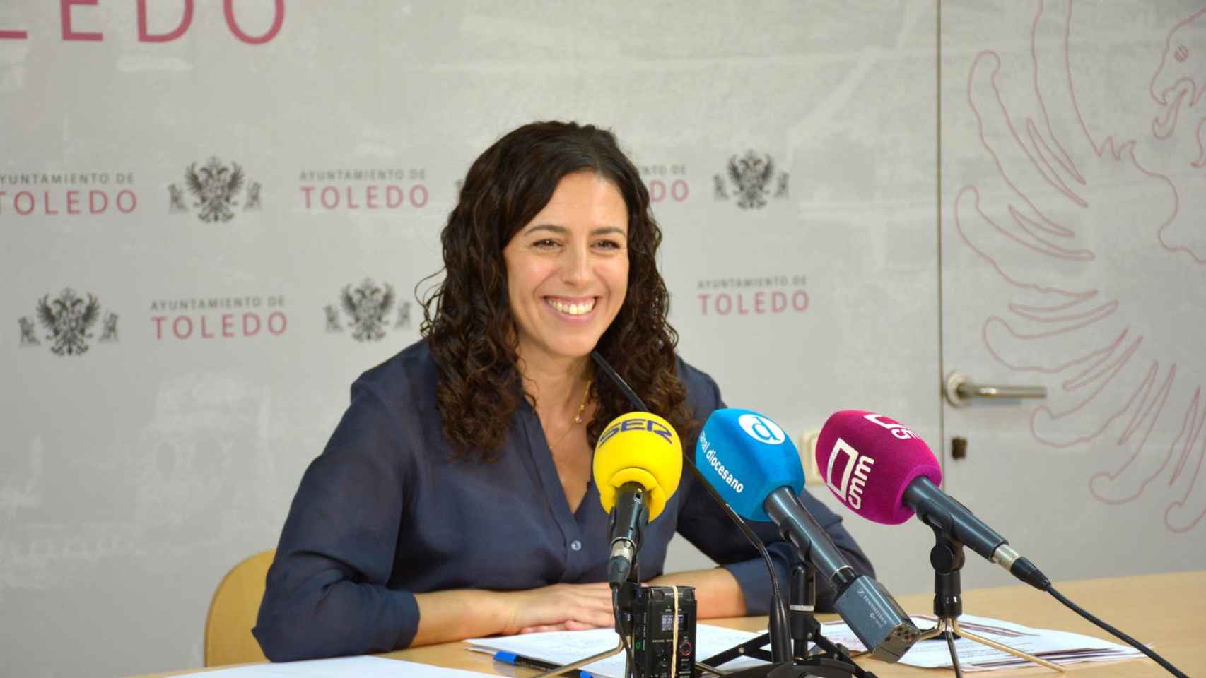 Noelia de la Cruz, portavoz del Ayuntamiento de Toledo.