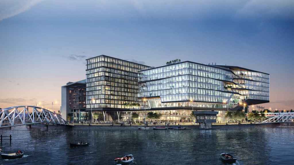 El imponente nuevo cuartel general de Booking en Ámsterdam.