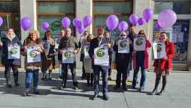CSIF condena la violencia contra las mujeres en todas sus sedes de Castilla y León