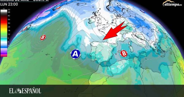 Llega un fuerte golpe de frío invernal a España: hasta 10ºC menos, nieve y heladas en estas zonas