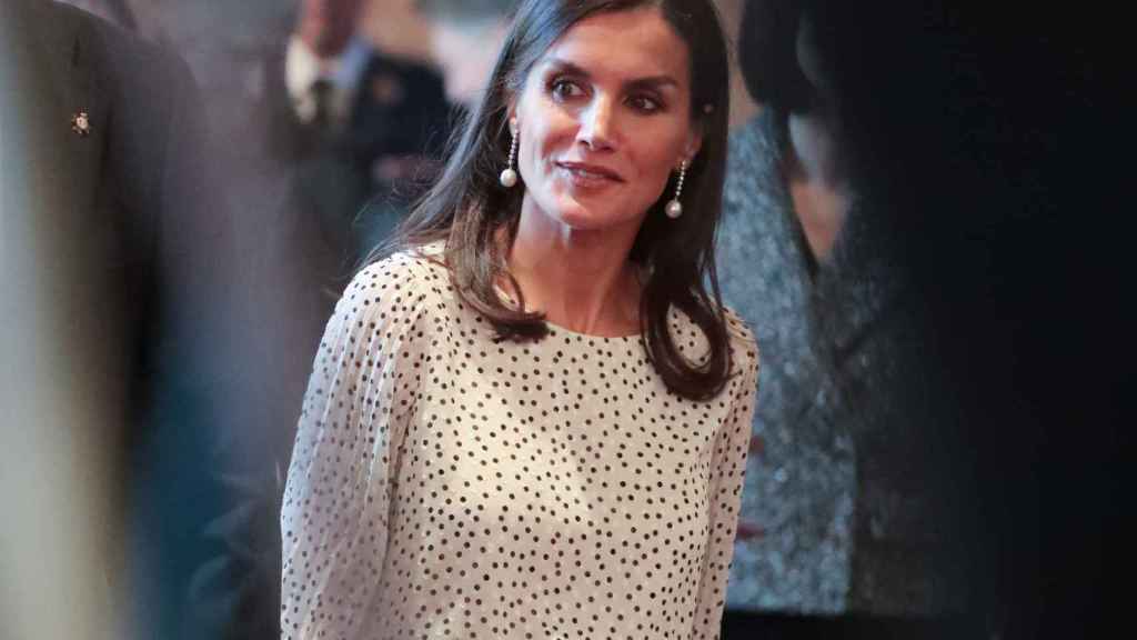 La reina Letizia a su llegada a los Premios Rei Jaume I.