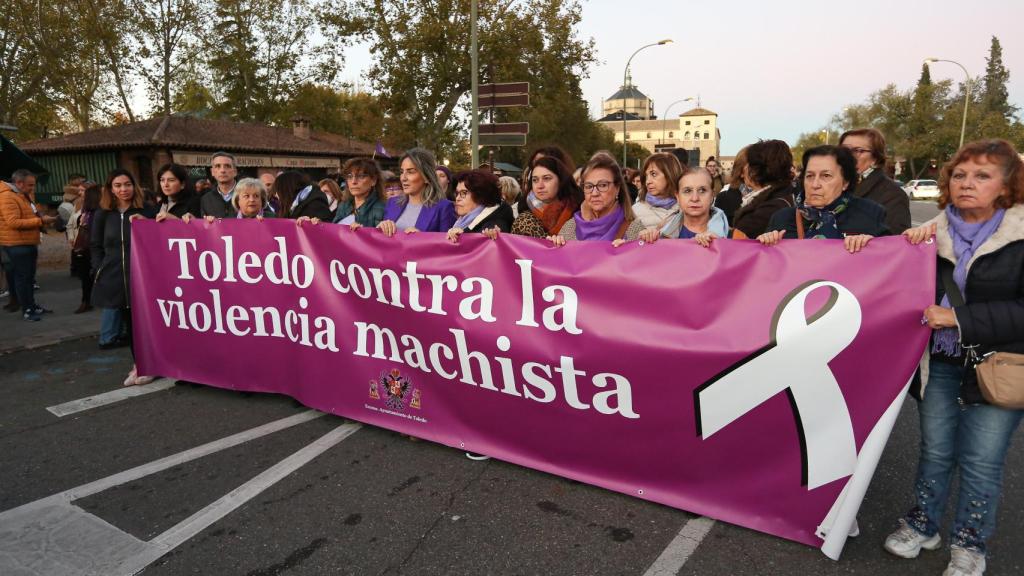 Manifestación por el 25N en Toledo. Foto: Óscar Huertas.