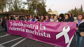 Manifestación por el 25N en Toledo. Foto: Óscar Huertas.