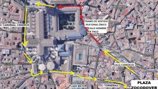 Vuelven las calles de sentido único para los peatones en el Casco Histórico de Toledo