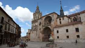 Plaza de la Catedral de Burgo de Osma.