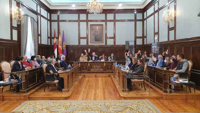 Pleno de la Diputación de Guadalajara.