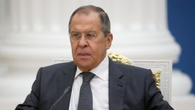 El ministro de Asuntos Exteriores ruso, Sergei Lavrov, durante una reunión en Moscú en noviembre.