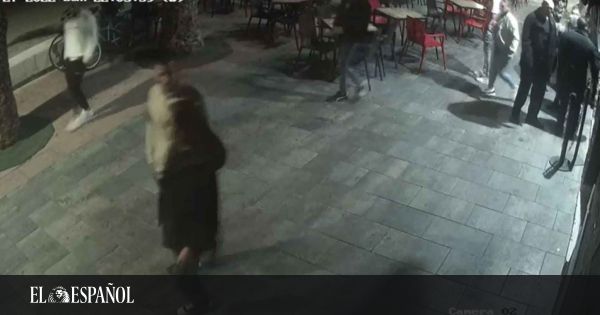 El vídeo del brutal apuñalamiento de un menor a un cliente en Murcia tras ver a España