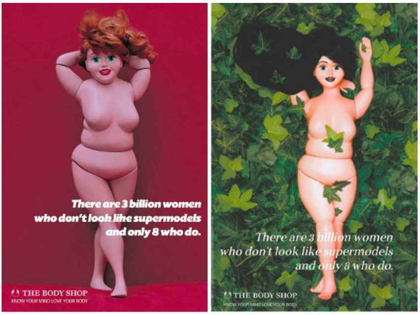 Campaña de 'femvertising' de The Body Shop.