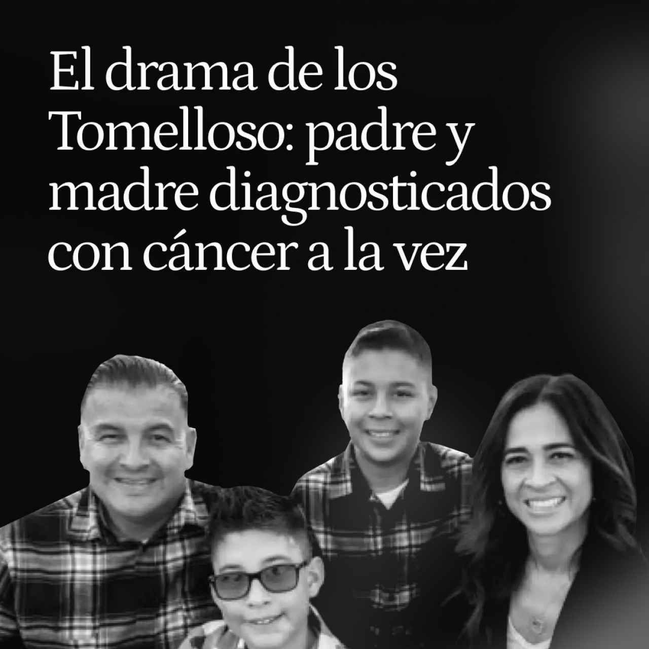 El drama de los Tomelloso, con dos hijos: diagnostican cáncer al padre y a la madre en pocas semanas