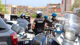Agentes de la Policía Nacional en la Zona Norte de Alicante.