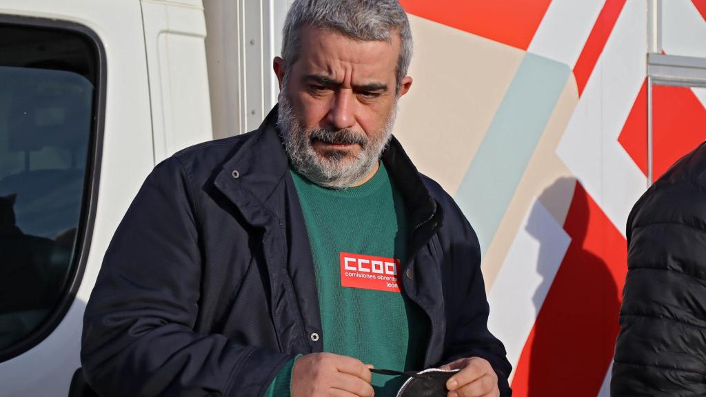 Imagen de archivo del secretario general de CCOO en León, Xosepe Vega