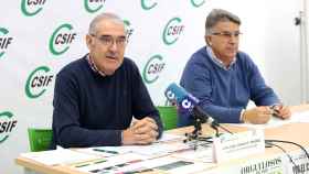El responsable y el delegado de CSIF Educación en la provincia de Toledo / foto: Óscar Huertas