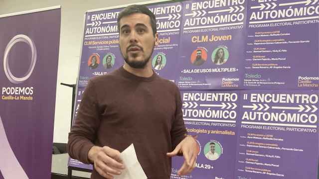 José Luis García Gascón, líder de Podemos Castilla-La Mancha y candidato a la Junta