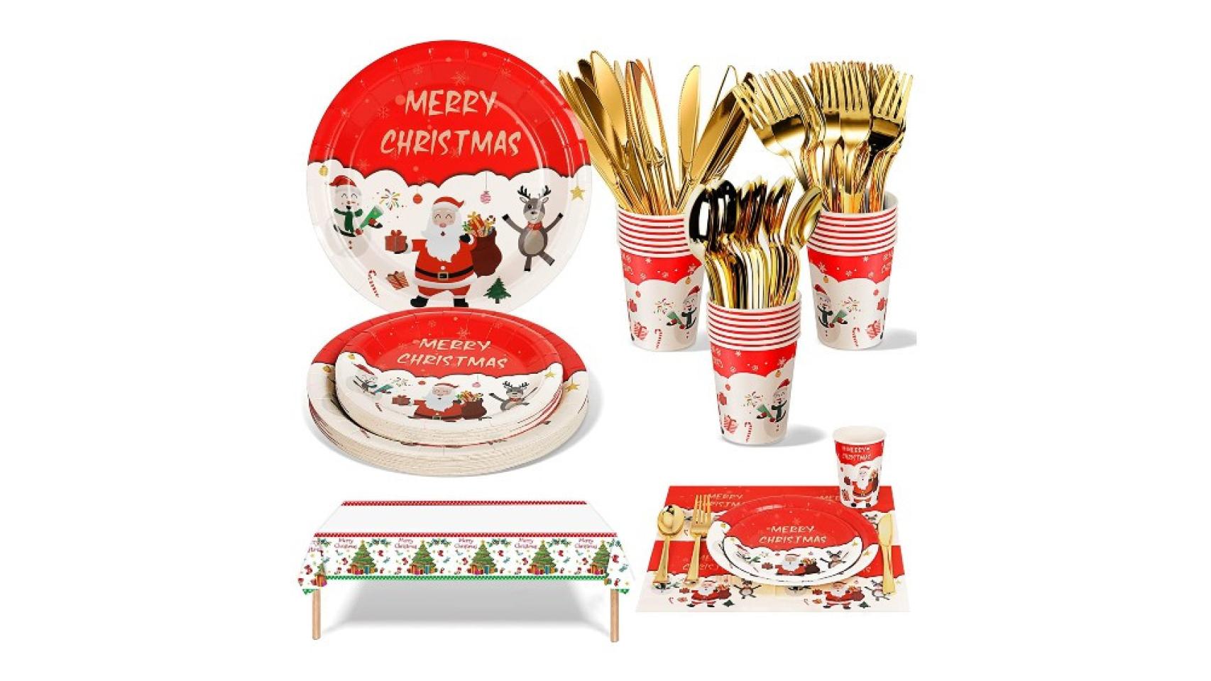 Carrefour y  ponen la mesa esta Navidad con vajillas de lujo al mejor  precio