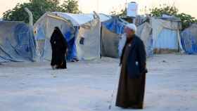 Campamento de refugiados de víctimas del Estado Islámico en Faluya