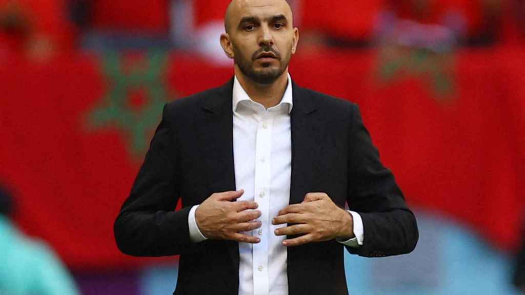 Walid Regragui, seleccionador de Marruecos
