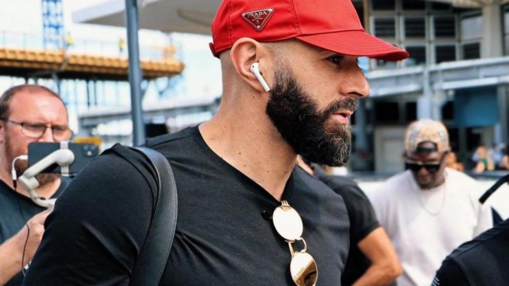 Karim Benzema, a su llegada a Reunión