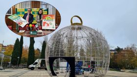 Gran esfera navideña de Caja Rural de Zamora