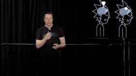 Elon Musk en la presentación de Neuralink