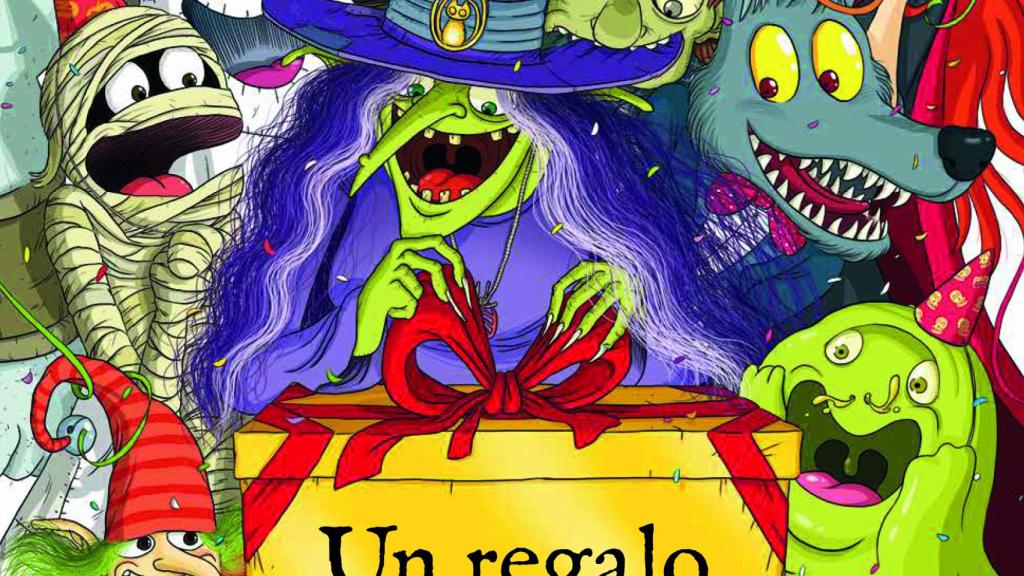 Un detalle de la portada de 'Un regalo monstruoso'