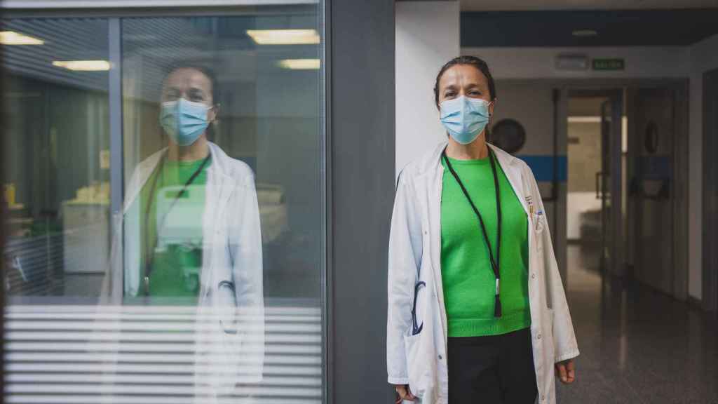 La doctora Ruiz Casado en el Hospital Puerta de Hierro Majadahonda