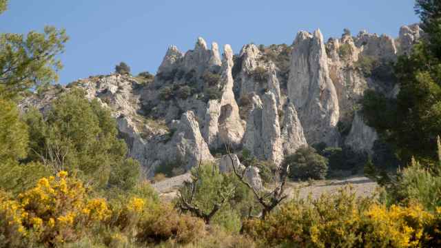 Gigantes de piedra, paraje Els Frares en Quatretondeta.