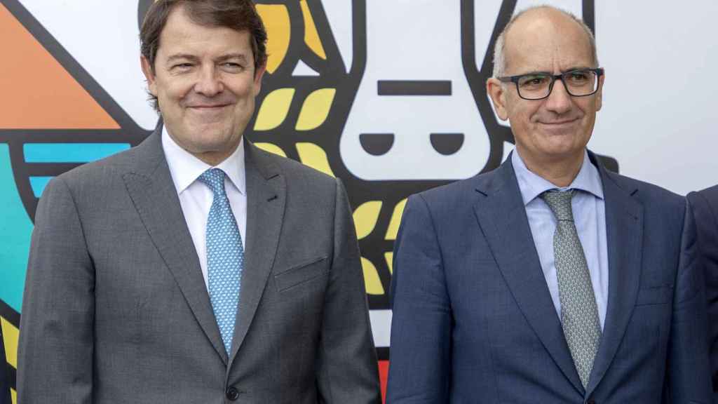 El presidente de la Junta de Castilla y León, Alfonso Fernández Mañueco, acompañado de Javier Iglesias, inaugura la Feria del Sector Agropecuario Salamaq 2022