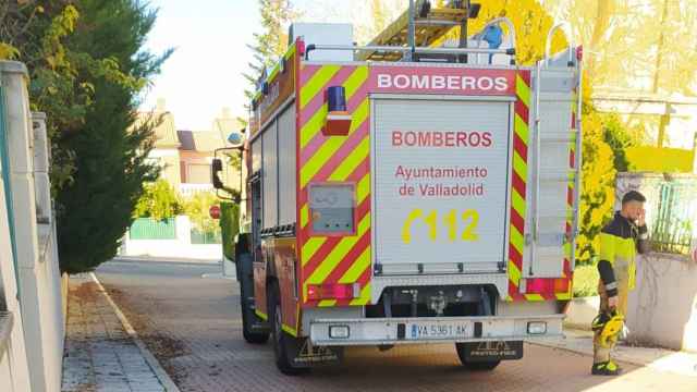 Imagen de los bomberos de Valladolid