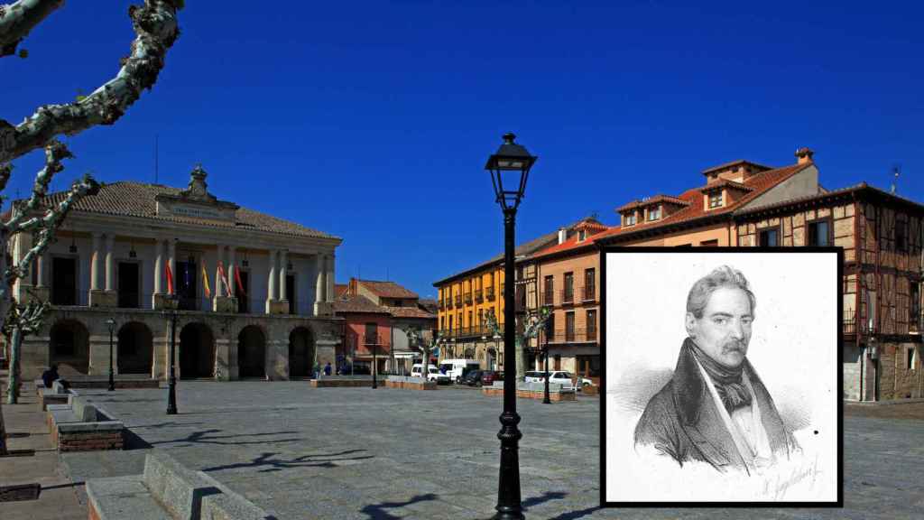 La plaza Mayor de Toro y Carlos Latorre (Foto: Biblioteca Nacional de España).