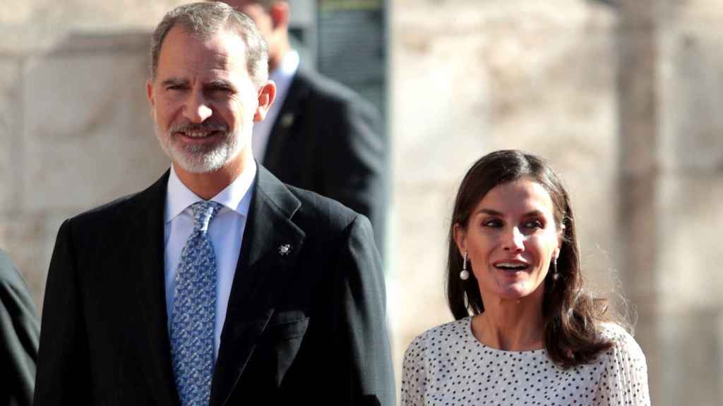 Los reyes Felipe VI y Letizia el pasado viernes en los Premios Rei Jaume I de Valencia.