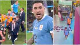 Incidentes de Giménez y Cavani tras caer eliminados en el Mundial