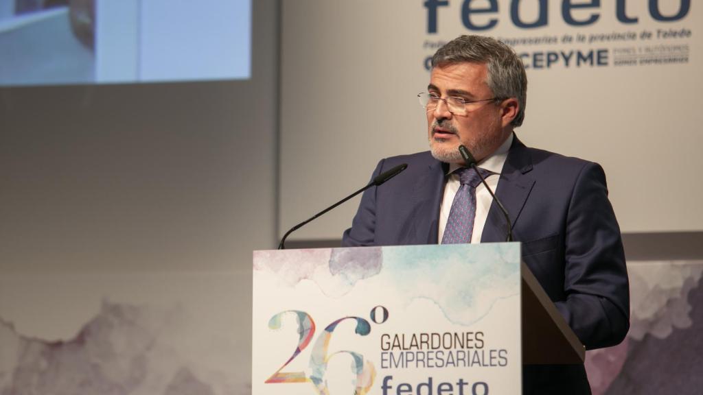 Javier de Antonio, presidente de la Federación Empresarial Toledana (Fedeto).
