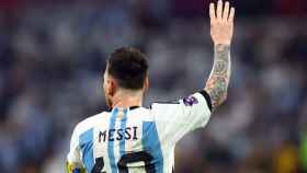 Leo Messi, con la selección de Argentina en el Mundial de Qatar 2022