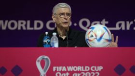 Wenger, en un acto en el Mundial de Qatar