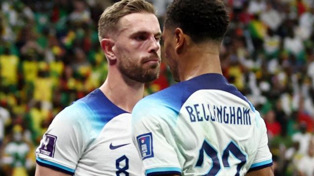 Henderson celebra el gol de Inglaterra