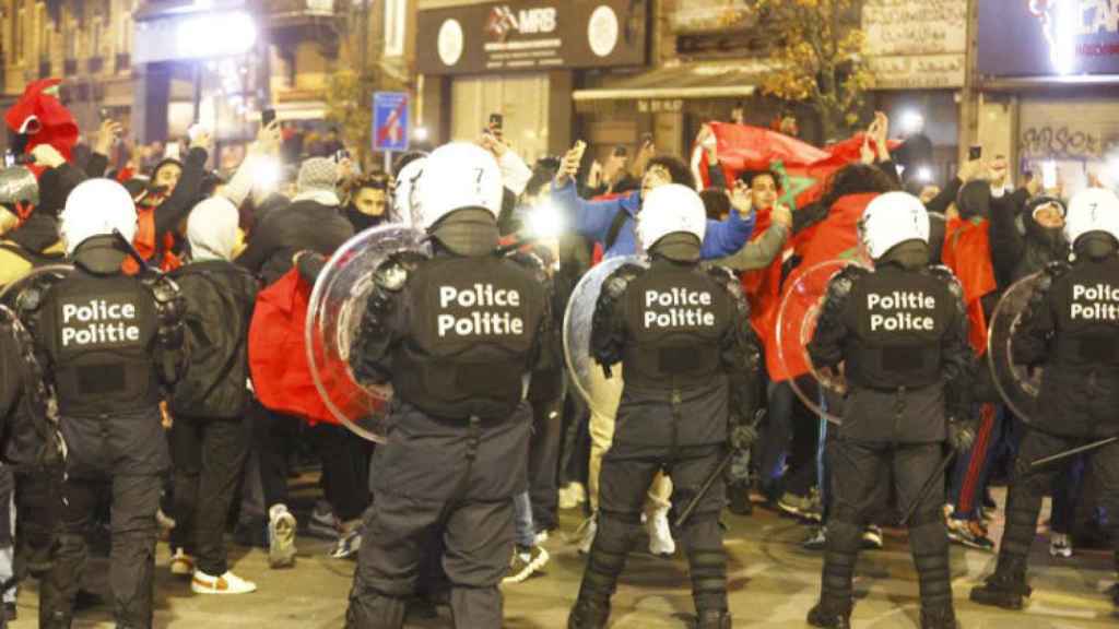 Disturbios en Bruselas tras la victoria de Marruecos en el Mundial