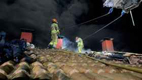 Incendio en una vivienda en Santervás del Burgo