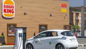 Nuevo punto de recarga de vehículos eléctricos de Iberdrola en el Burguer King de Zamora