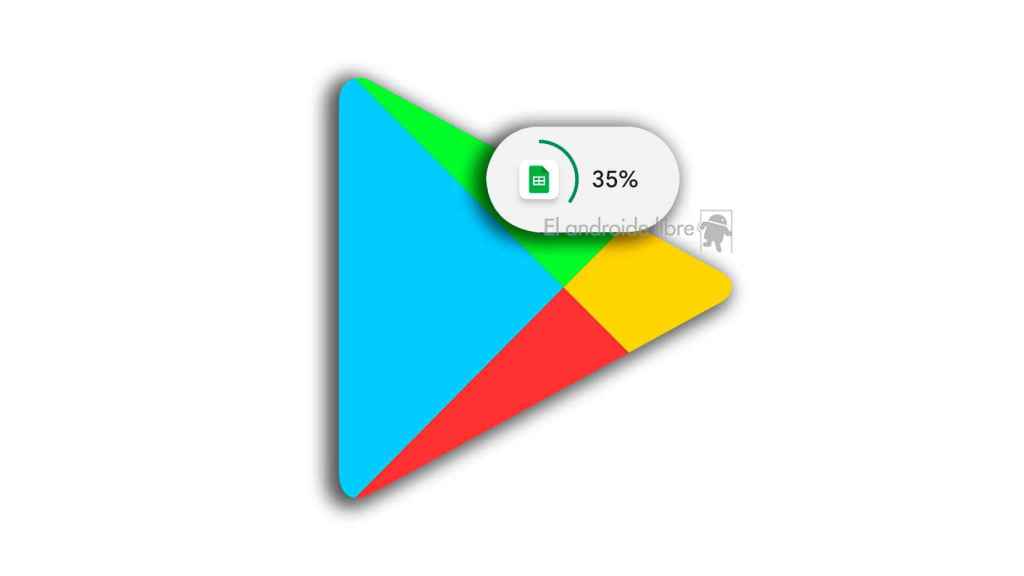 Google Play se actualiza con un nuevo botón flotante para descargas