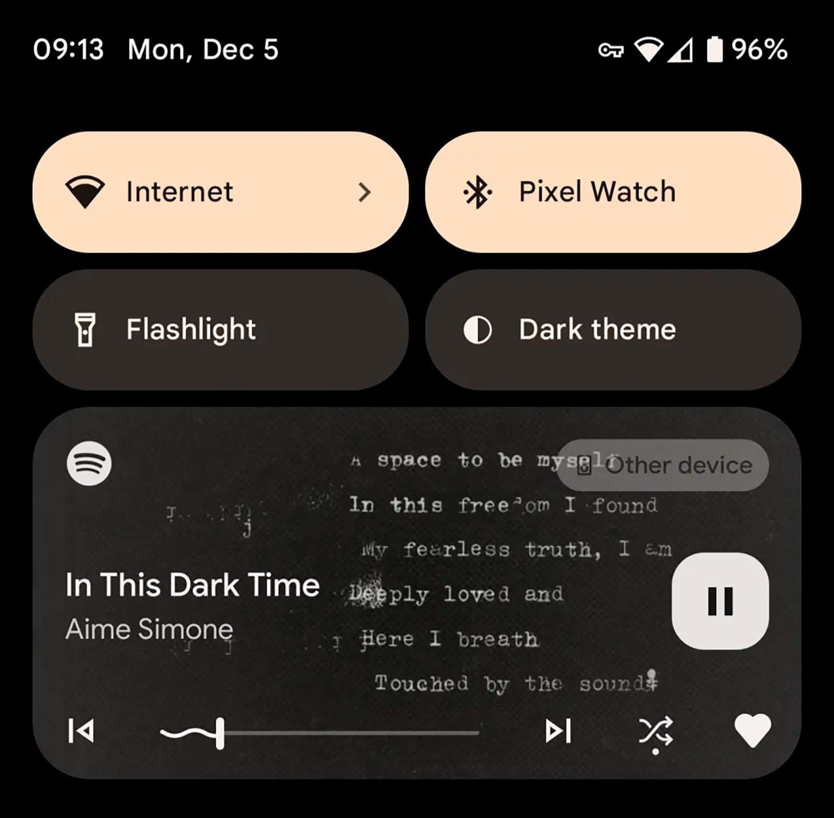 Spotify ahora es compatible con una de las mejores novedades de Android 13