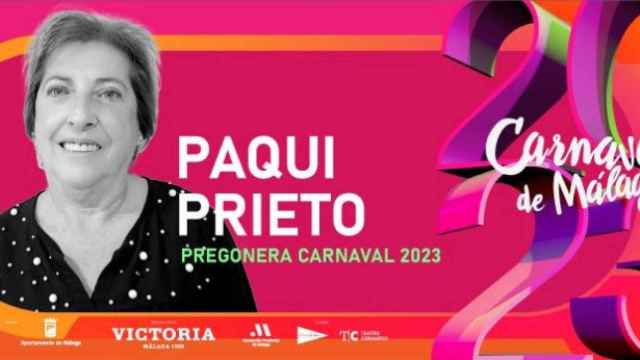 Paqui Prieto será la pregonera del Carnaval de Málaga 2023.