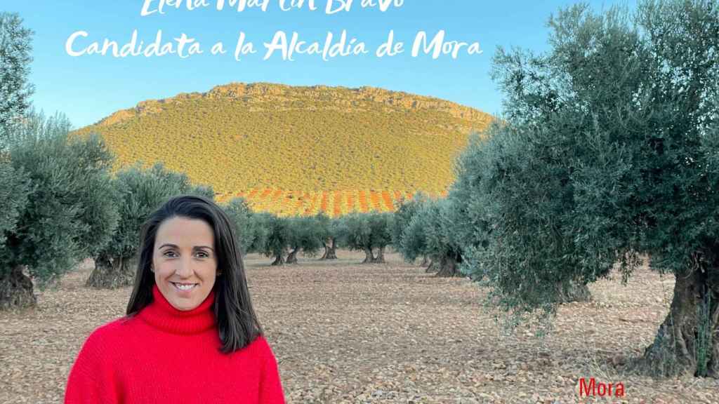 Elena Martín Bravo, candidata del PSOE a la Alcaldía de Mora (Toledo)