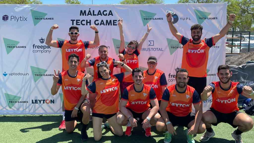 El equipo de Leyton en Málaga Tech Games.