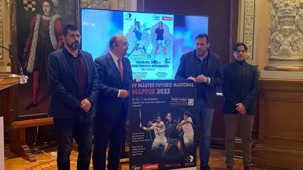 Presentación de eventos de tenis en Valladolid