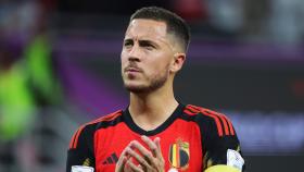 Eden Hazard, con la selección de Bélgica