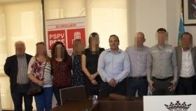 Gerardo Vivó en la presentación de la lista municipal del PSOE de Massalfassar en 2015.