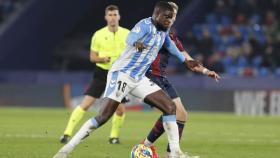 Alfred N'Diaye durante el Levante vs. Málaga CF