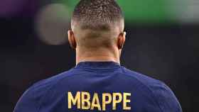 Kylian Mbappé, con la selección de Francia en el Mundial de Qatar 2022.