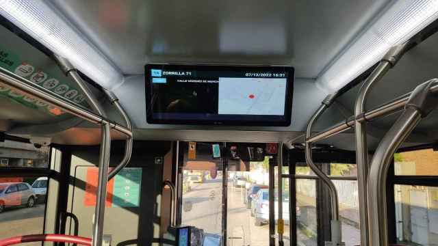 Auvasa incorpora pantallas multimedia a bordo de sus autobuses
